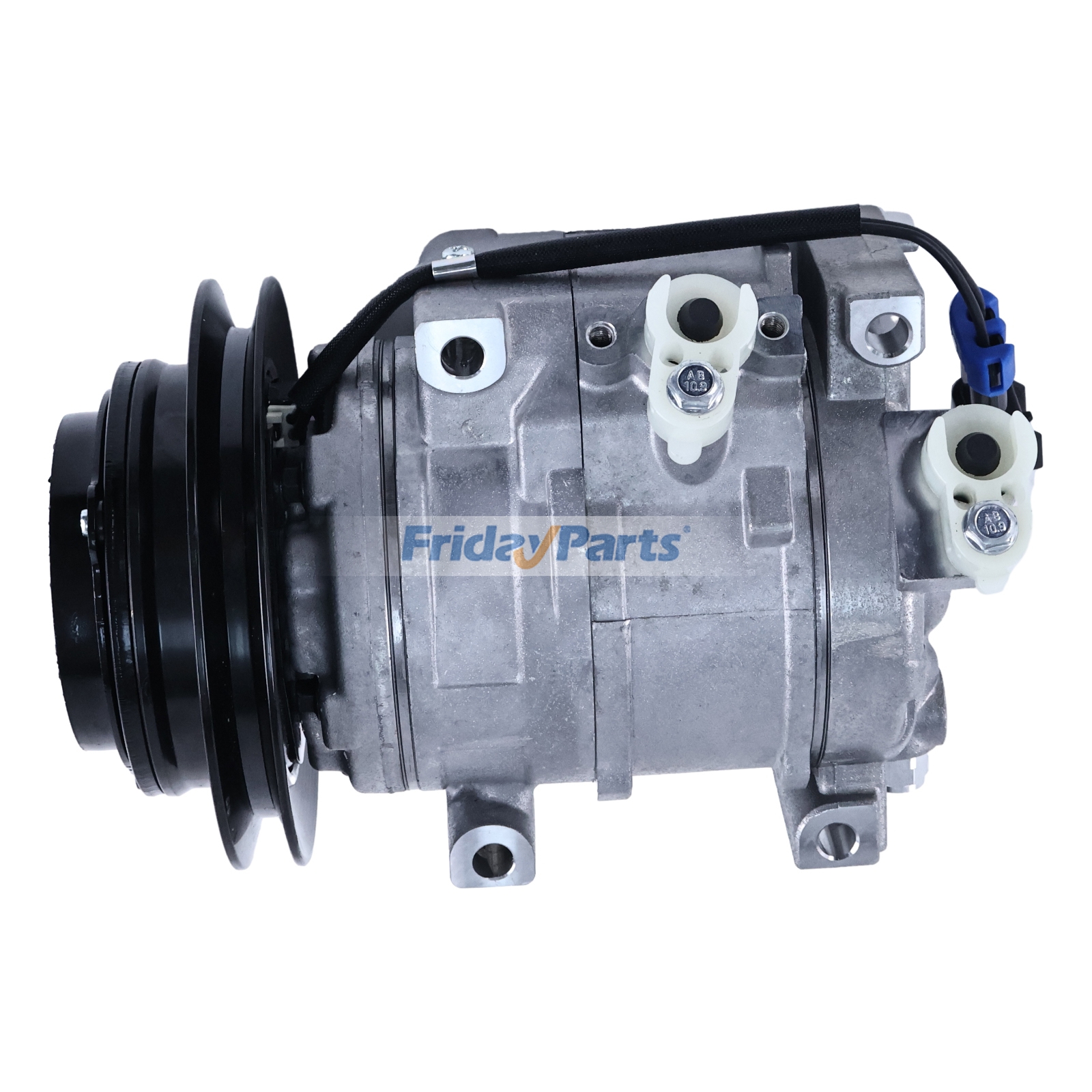 12V 1PK 10SRE18C A/C Compressor SJ17273 for John Deere Tractor 5045E 5055E 5075M 5065E 5058E 5067E 5075E