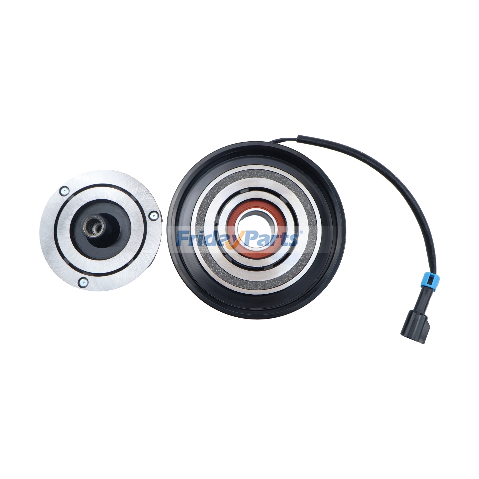 Embrague del compresor de aire acondicionado 10SRE18C RE326205 para motores John Deere 6068 y 6090, tractores 9560RT, 7200R, 7260R, 8R230, 9360R, 9420R y 9620R Para JOHN DEERE