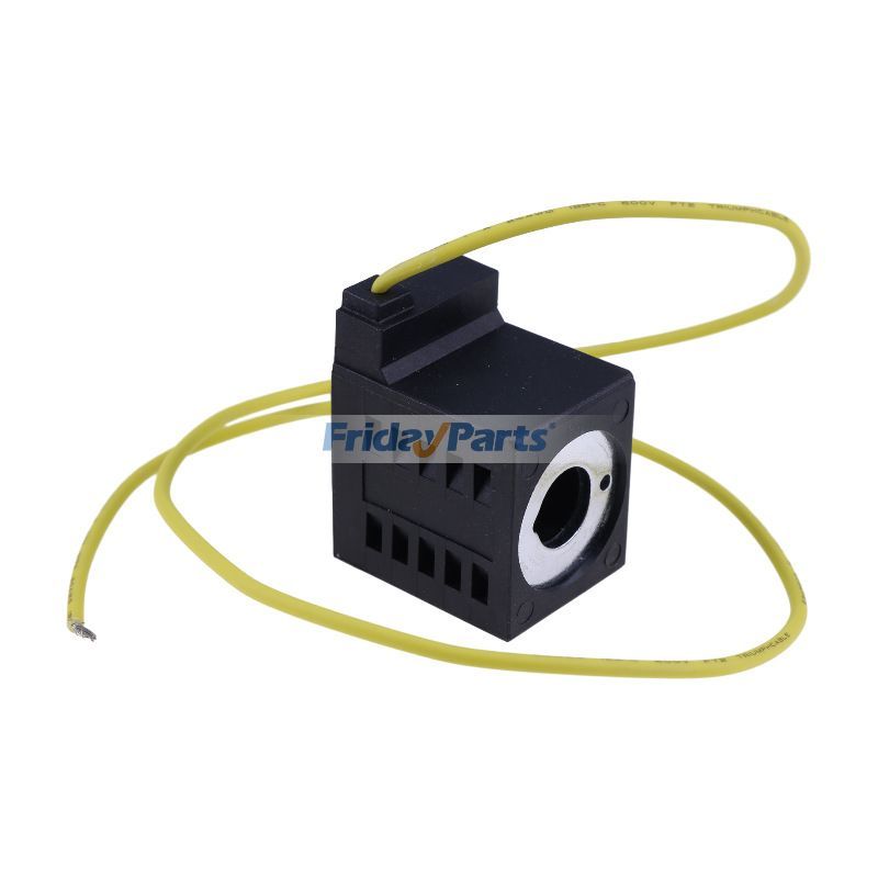 10V DC 25W  1/2" Hole Single Lead Wire Solenoid Valve Coil 10226-08 for Valve Stem Series 08 80 88 98