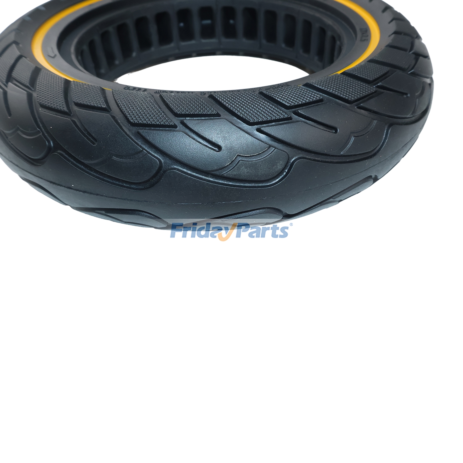 FridayParts Solid Electric Scooter Tire Yellow Stripe