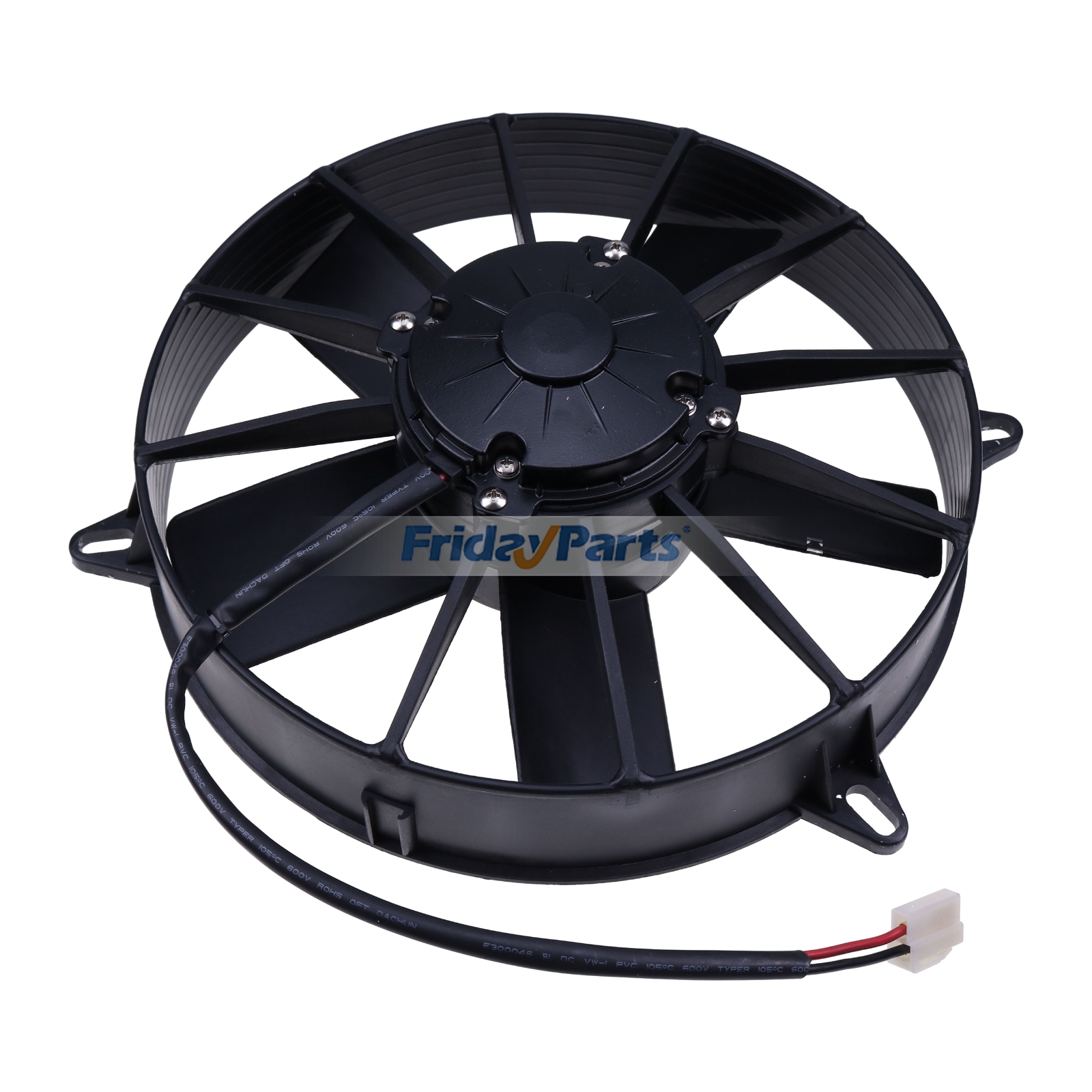 Substituição para Spal 11" Ventilador de alto desempenho Puller 30102054 VA03-AP70/LL-37A Lâminas de pá