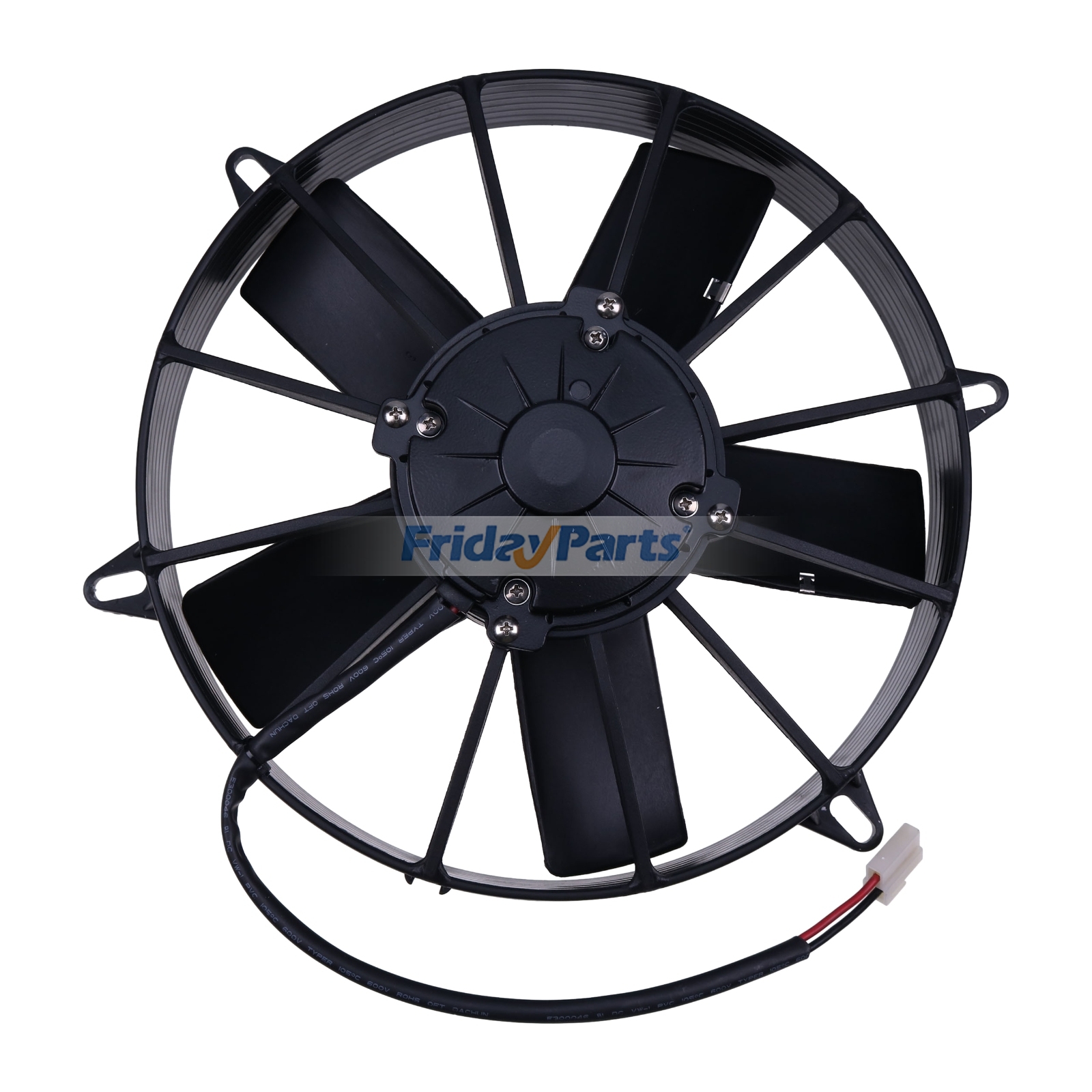 Substituição para Spal 11" Ventilador de alto desempenho Puller 30102054 VA03-AP70/LL-37A Lâminas de pá para Outros Equipamentos de Construção