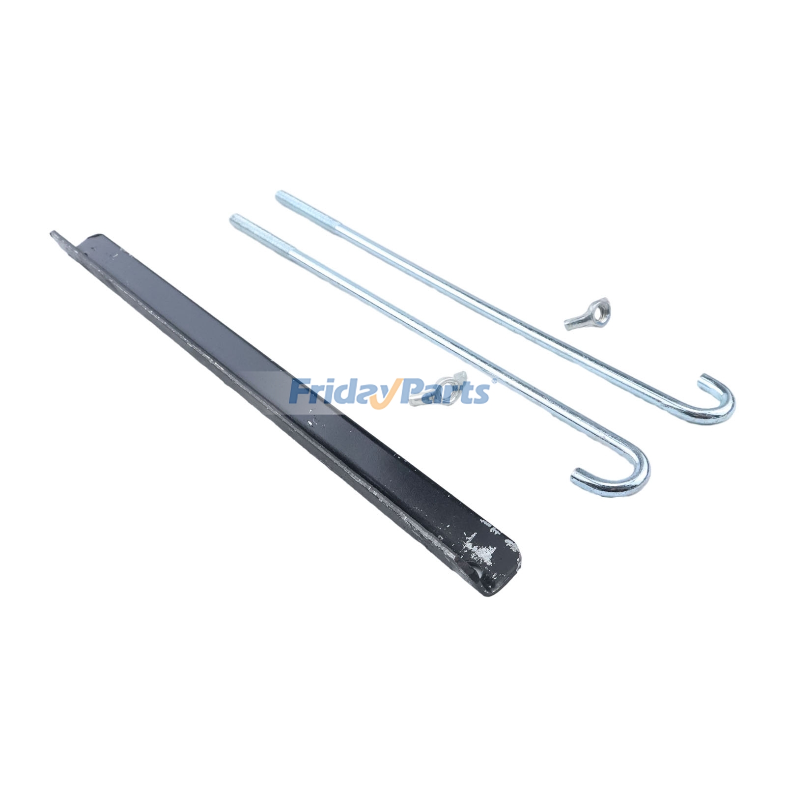 11 Inch Battery Bracket With Wing Nut M120206 for John Deere Tractor 240 245 260 265 285 455 Mower 1445 1420 1545