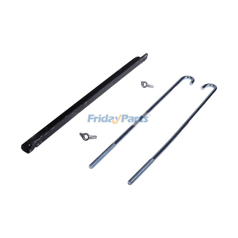 Support de batterie 11 pouces avec écrou à oreilles M120206 pour tracteur John Deere 240 245 260 265 285 455 tondeuse 1445 1420 1545