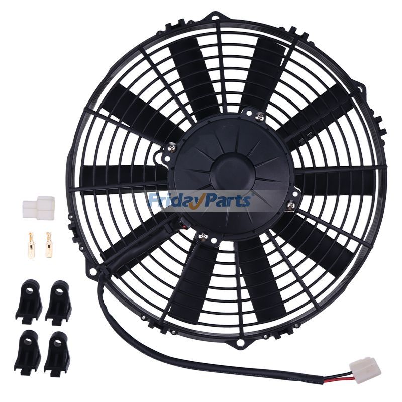 11" Medium Profile Electric Cooling Fan 962 CFM for Engine