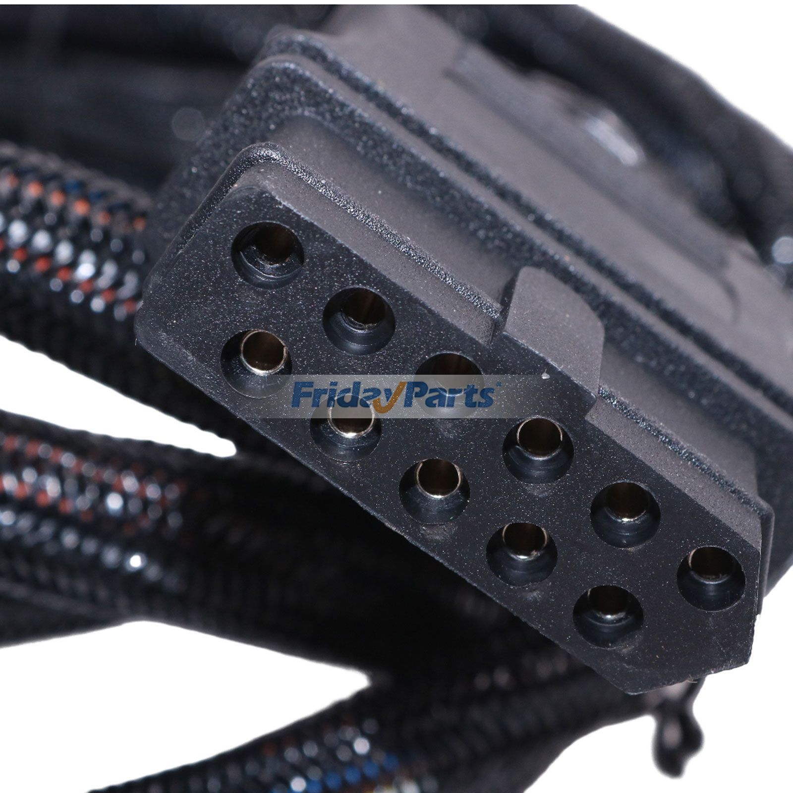 Arnés de cableado de luces laterales de vehículo de 11 pines con cubierta antipolvo 22413 26357 para quitanieves Western SnowEx Fisher Blizzard