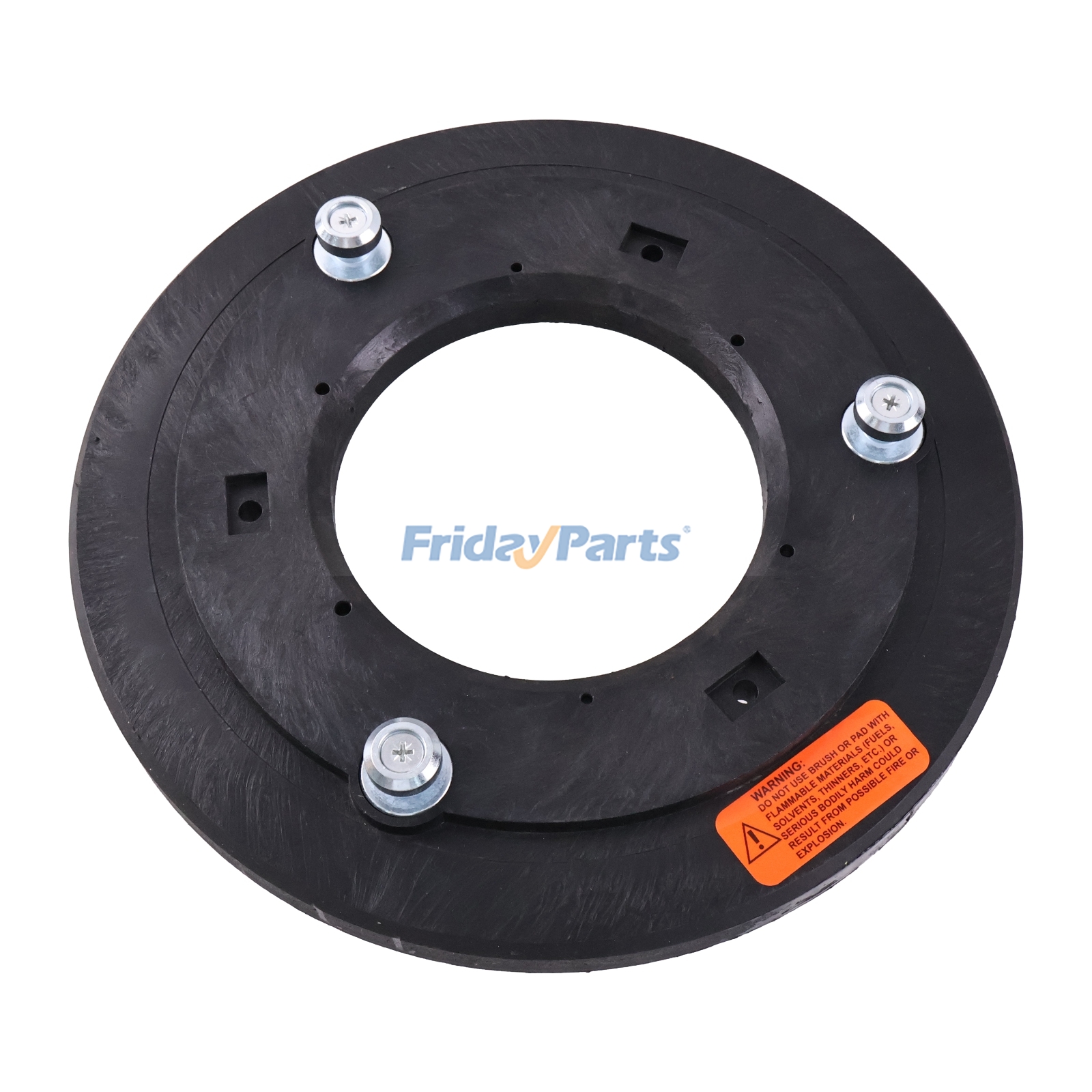Cepillo de fregado blanco de 11" con montaje de perno VF81104 para máquina fregadora de suelos Viper para Equipos de limpieza Para OTRA MARCA FridayParts