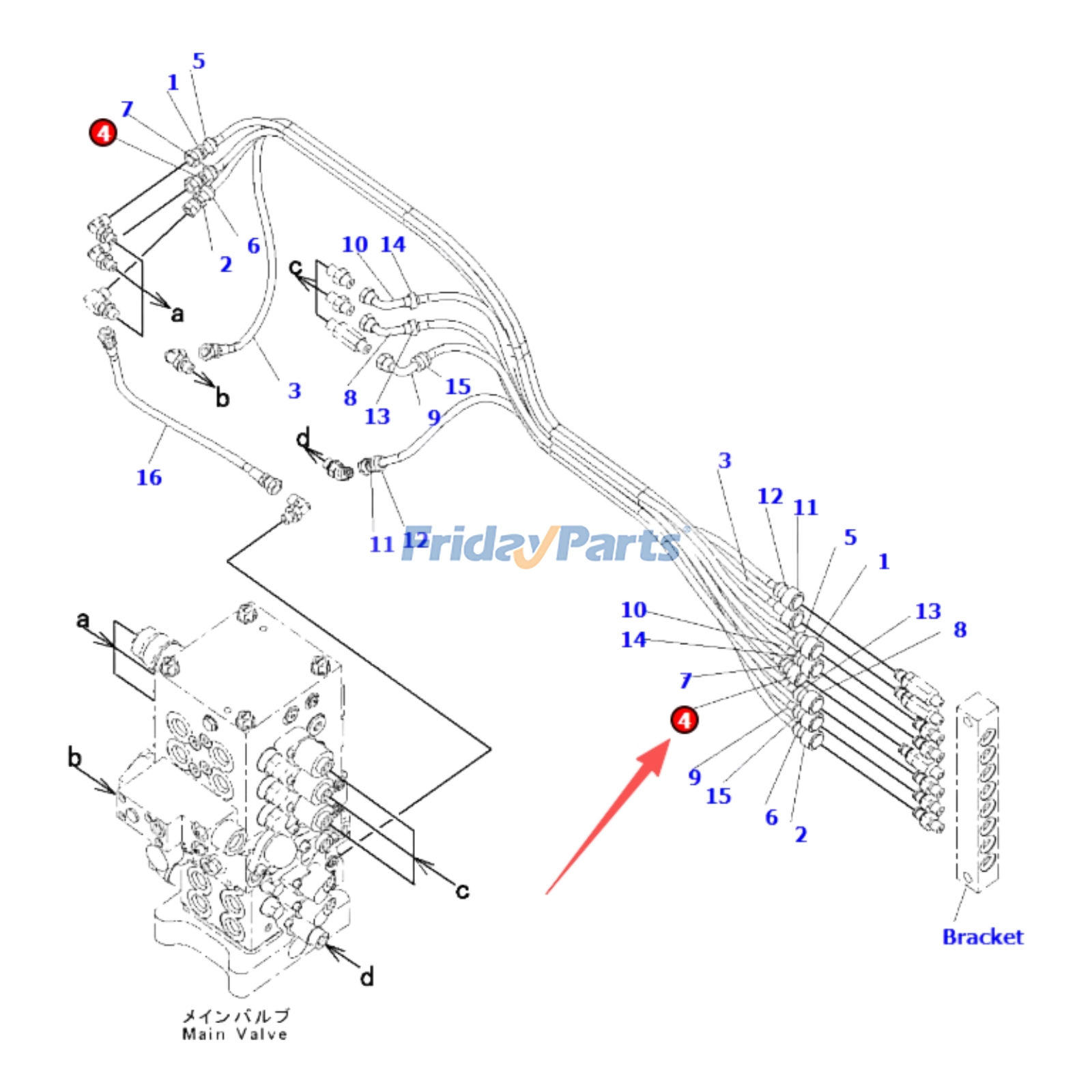 Hydraulic Hose for Excavator