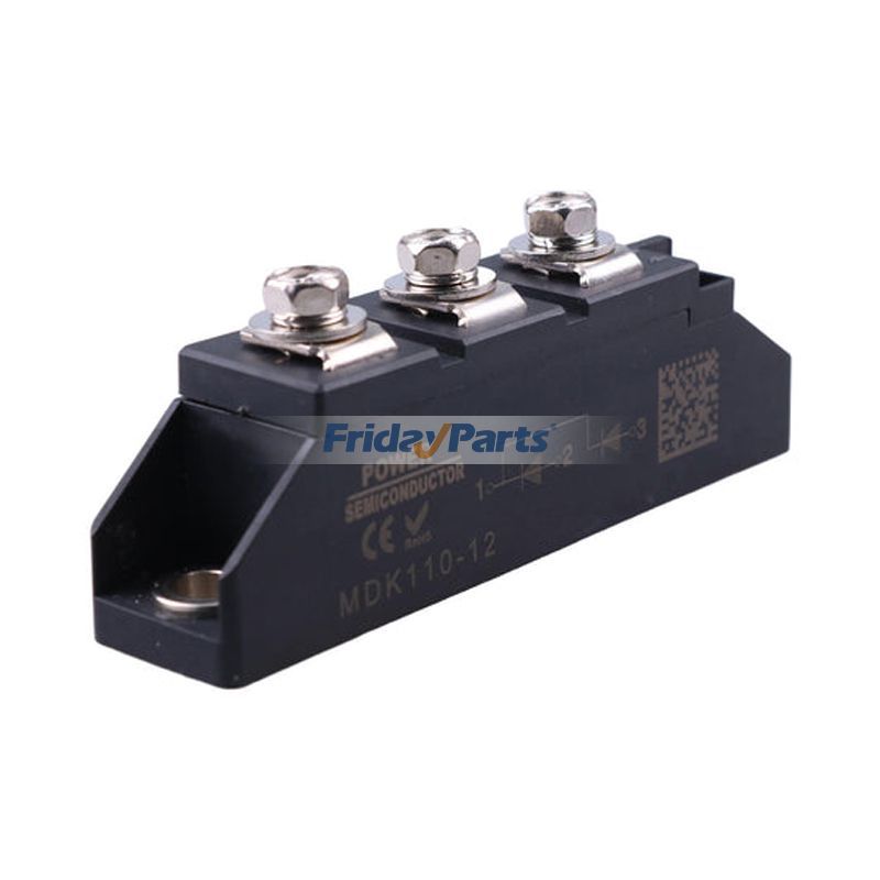 110A/1200V MDK110-12 Single Arm Common Cathode Rectifier Module