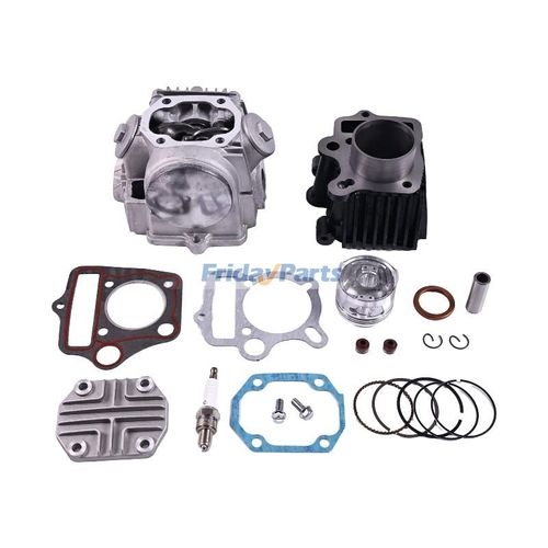 110cc Racing Part 110cc w/ Spark Plug Cylinder Head Rebuild Kit for 4 Stroke ATV Dirt ...