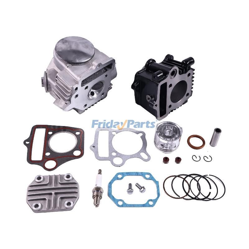 Kit de reconstrucción de culata de 110 cc con bujía para ATV, moto de cross, kart y otros vehículos de 4 tiempos