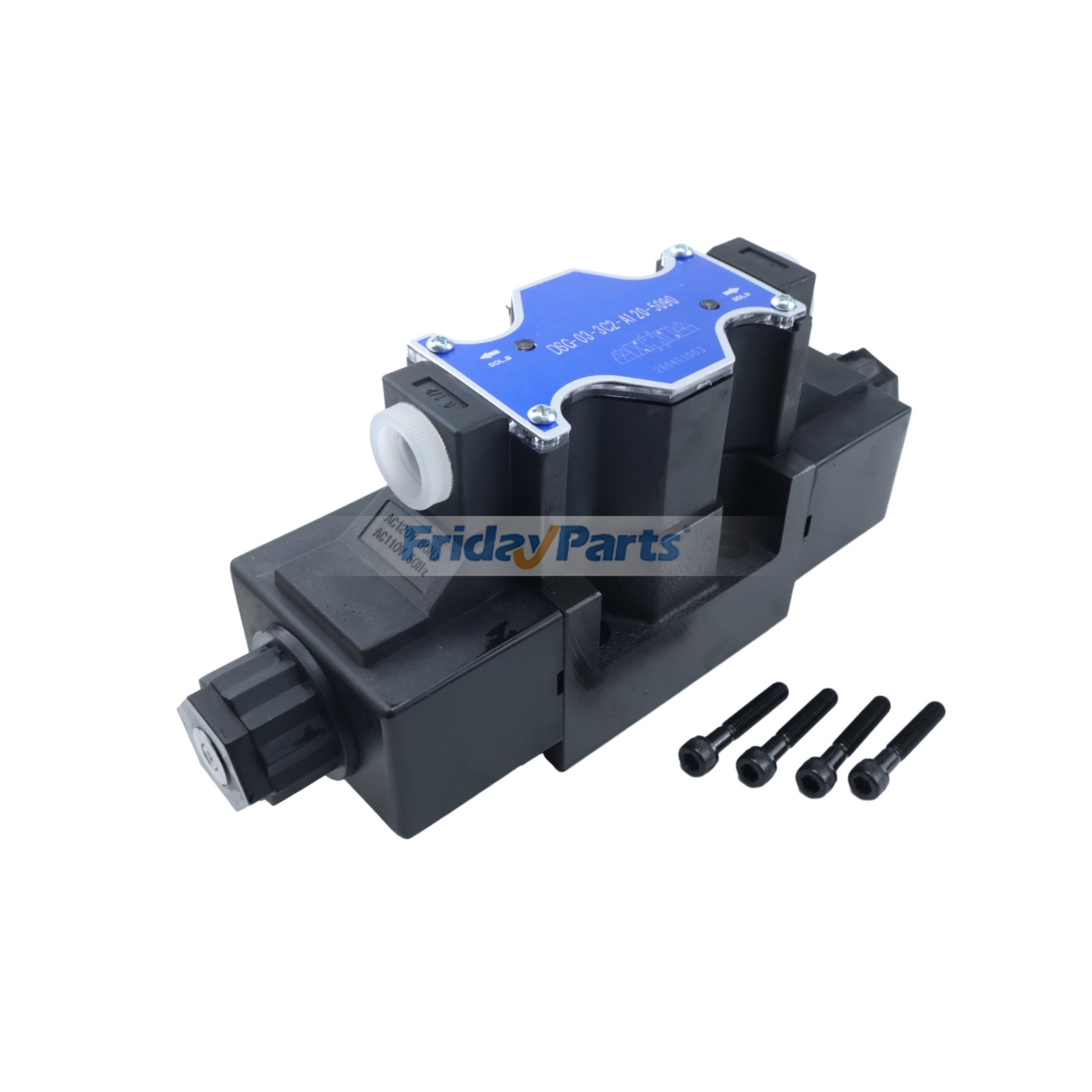 110V Aftermarket Yuken DSG-03-3C2-A120-5090 Directional Hydraulic Solenoid Valve for Excavator Dozer Forklift Loader