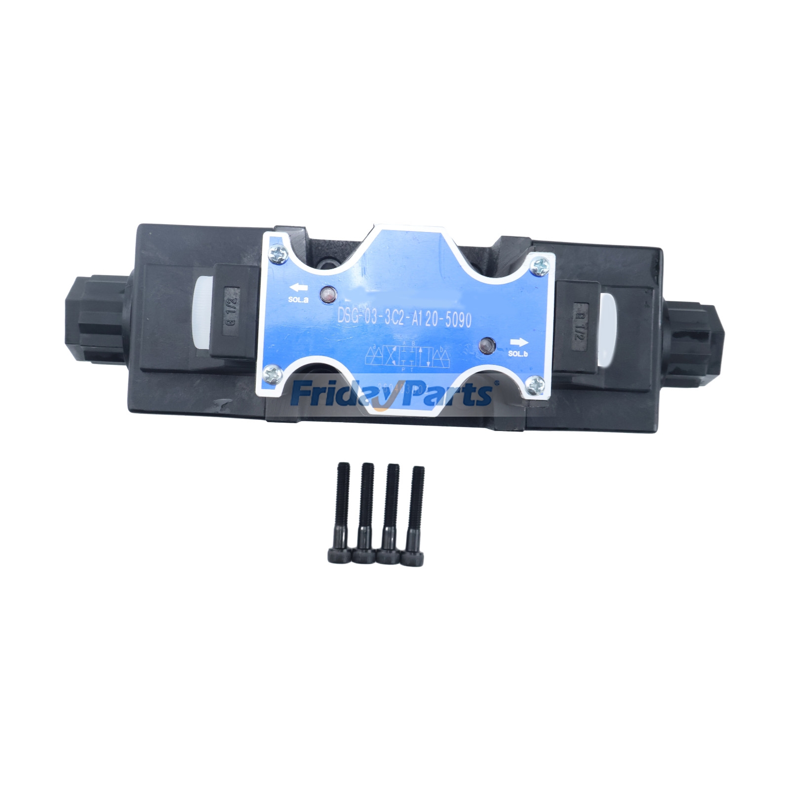 Hydraulic Solenoid Valve compatible with Dozer,Excavator,Forklift,Loader