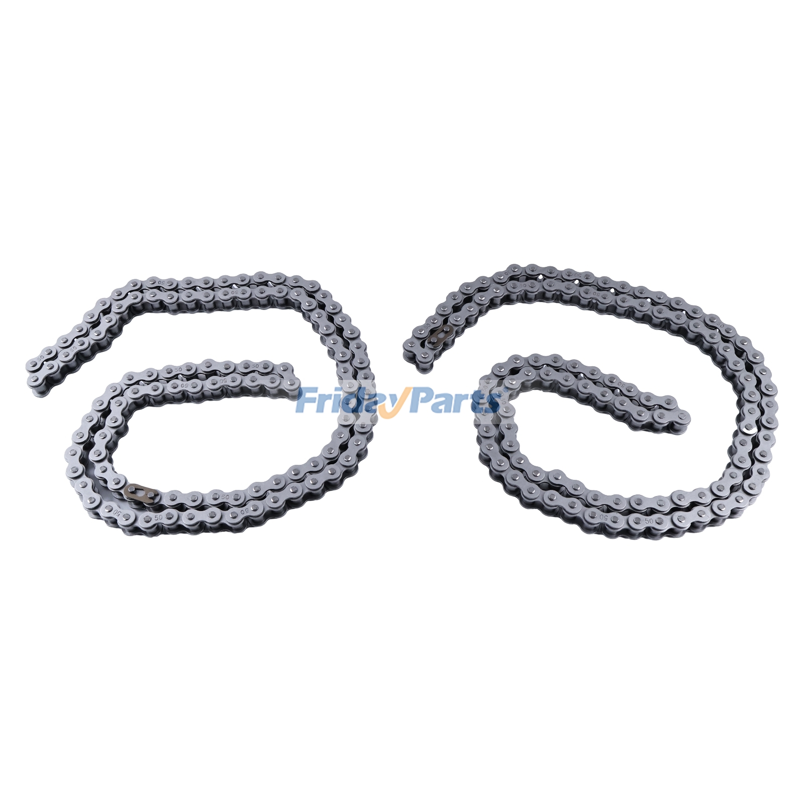 Compre 2 peças de corrente de transmissão do eixo traseiro com 112 elos AM128449 RE28723 para veículos utilitários John Deere Gator 4x2, 6x4, para trilhas e obras AMT 600, 622 e 626 na FridayParts