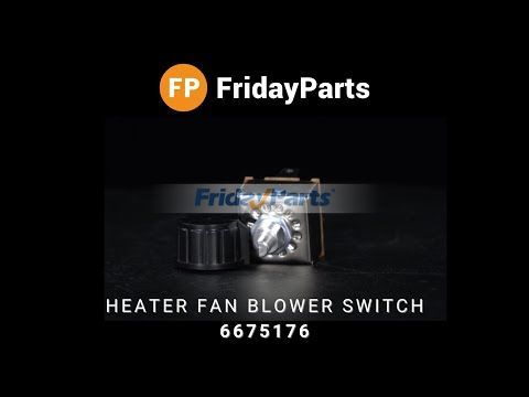 FridayParts Heater Fan Blower Switch Skid Steer