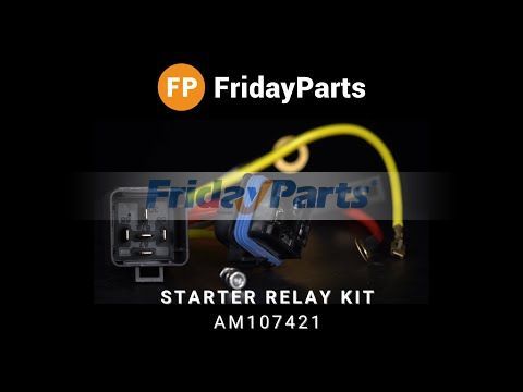 Kit de relais de démarrage AM107421 pour moteur Kawasaki FC420V Tracteur John Deere 130 160 165 170 175 180 185 316 Tondeuse GX75 GX95 RX63 SX75 SX95 SRX75 SRX95