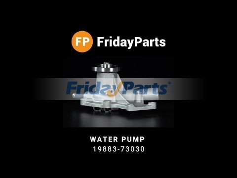 Repuesto Bomba de agua 7509-10102 para motor Kubota D902 D722 compatible con Motor Para KUBOTA FridayParts