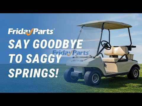Hochleistungs-4-Blatt-Hinterradfedersatzfür Golfwagen