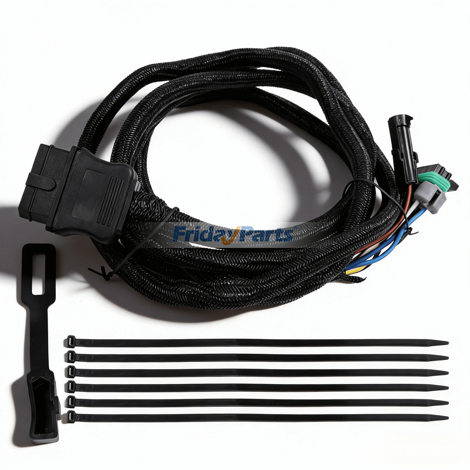11 Pin Vehicle Side Light Wiring Harness with Dust Cover 22413 26357 for Western SnowEx Fisher Blizzard Snow Plow