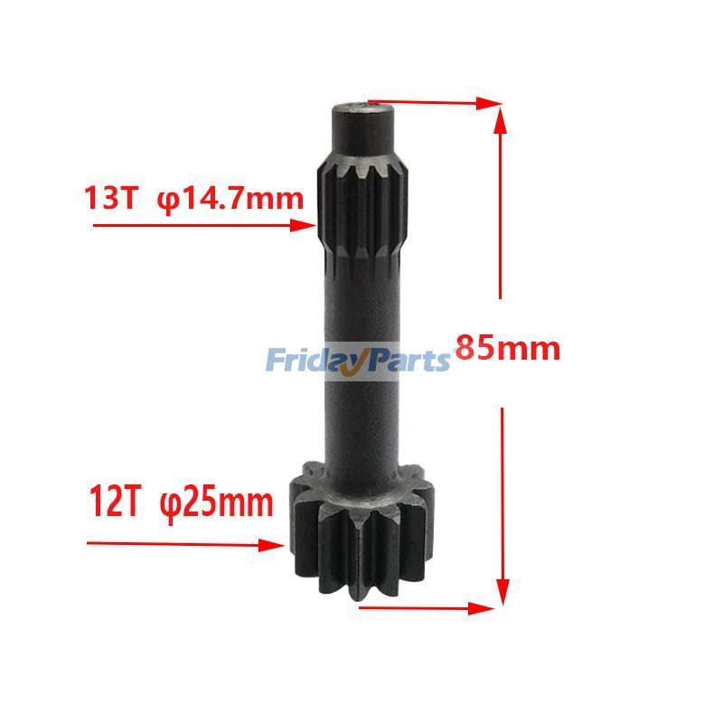 Sun Gear Shaft for Excavator