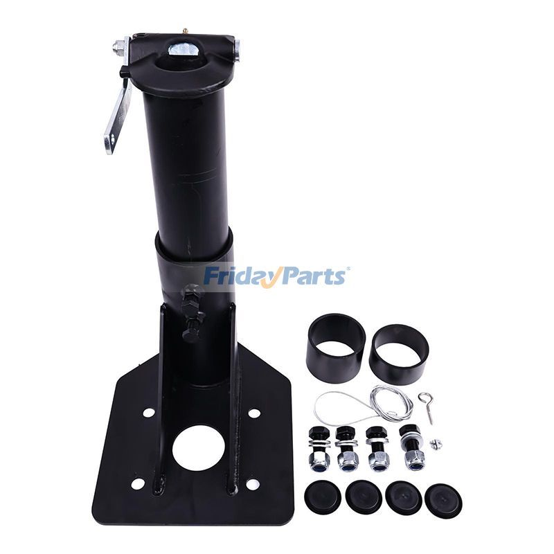 Adaptateur d'attelage réglable de 12 à 17 pouces pour 5e roue à col de cygne pour camping-carpour Véhicule