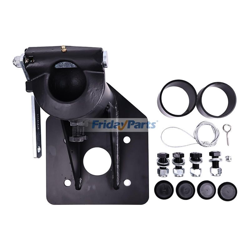 Adaptateur d'attelage réglable de 12 à 17 pouces pour 5e roue à col de cygne pour camping-car de FridayParts