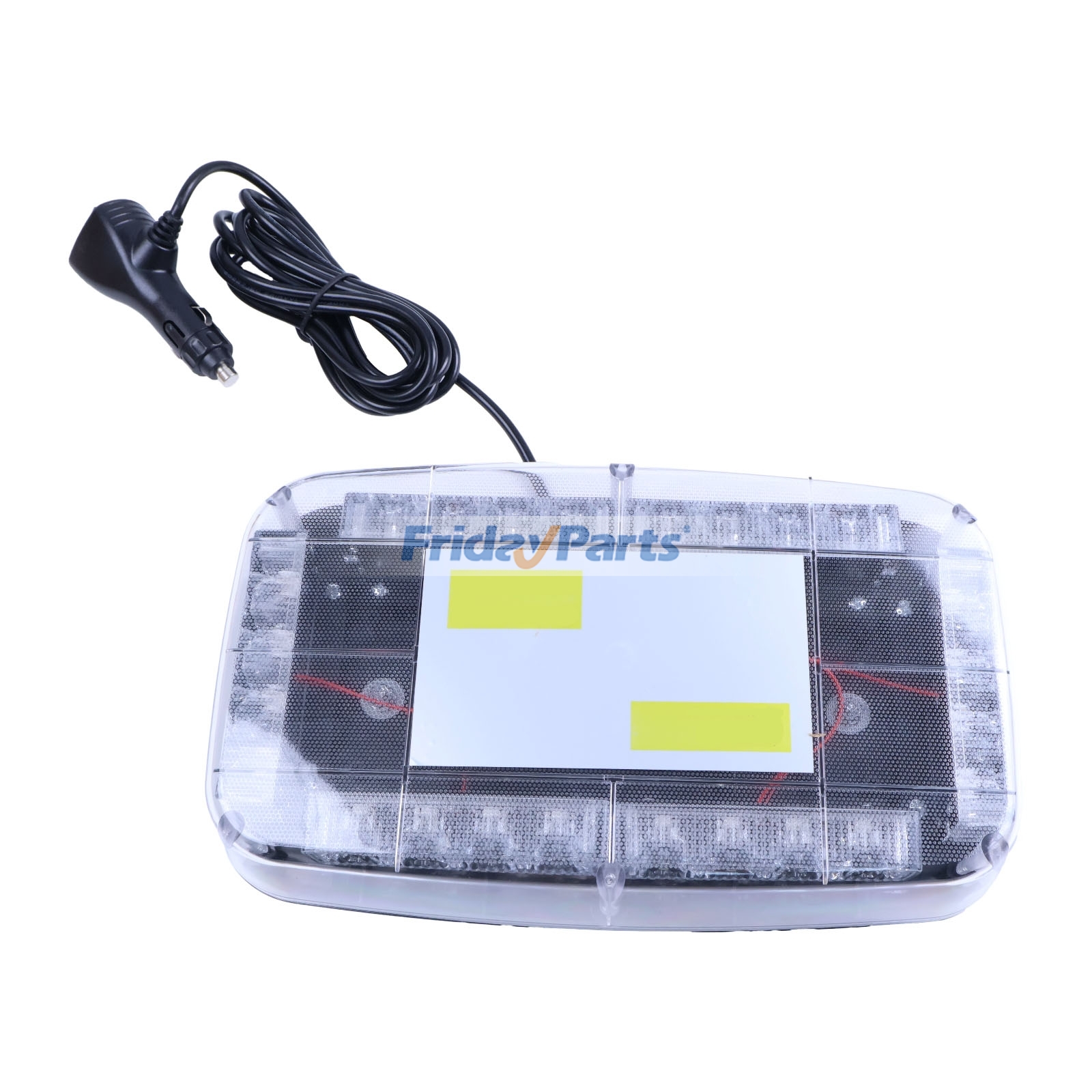 Barre lumineuse LED rectangulaire à montage multiple 12-24 V 11 po 8891049 pour camion chasse-neige, camion de travail, remorque