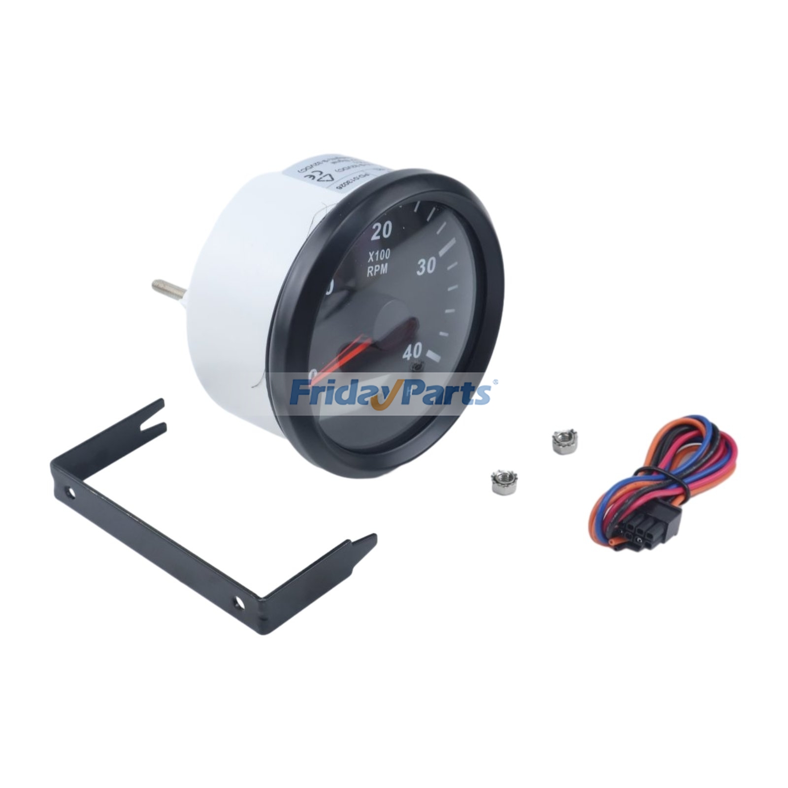 12/24V Aftermarket Murphy ATH-40-A 20700254 Analog Tachometer/Hourmeter for Truck Industrial Equipment
