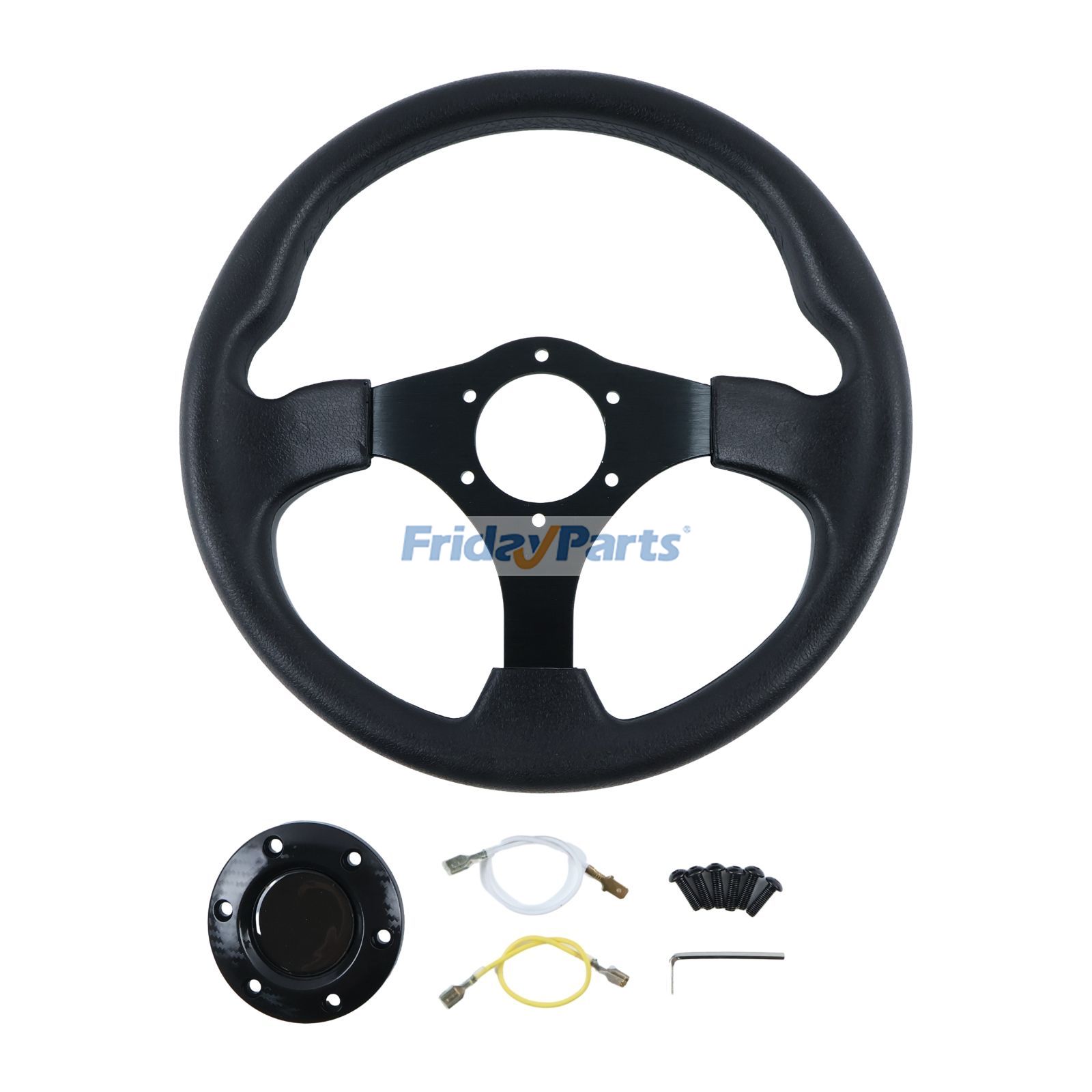 Volant de voiturette de golf 12,5 pouces pour EZ-GO RXV TXT Club Car DS Precedent Tempo YamahapourPour Club Car,Pour E-Z-GO,Pour Yamaha