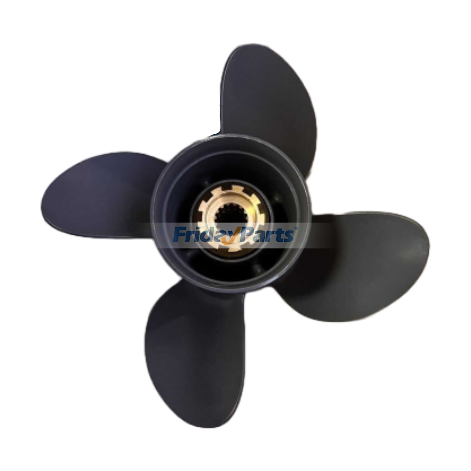 12.5"x19" 4 Blade 15-Tooth RH Boat Propeller 58134-ZW1-019AH for Honda Outboard BFP60 BF75 90HP 100HP 115HP 130HP