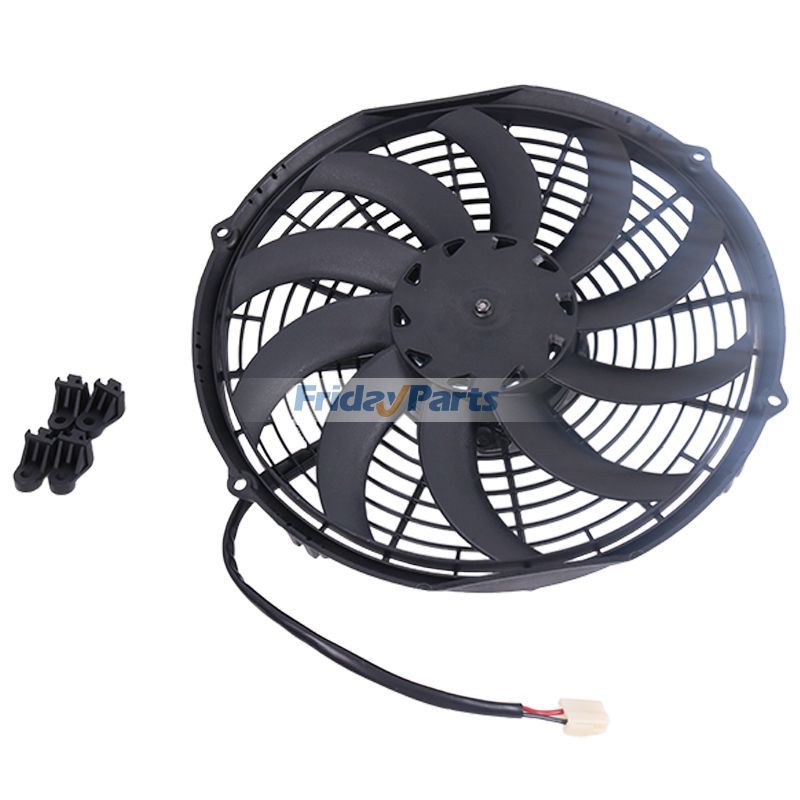 12" Curved Blade Puller Fan 30100468 VA10-BP10/C-61A Replacement for Spal