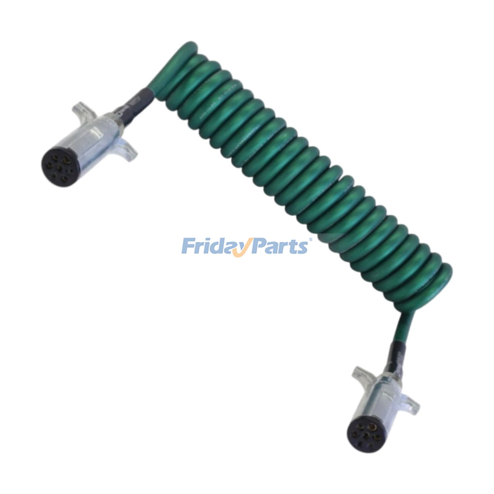 Cable de remolque ABS enrollado verde de 12 pies 2586448C1 30-4320 para camión y remolque industrial