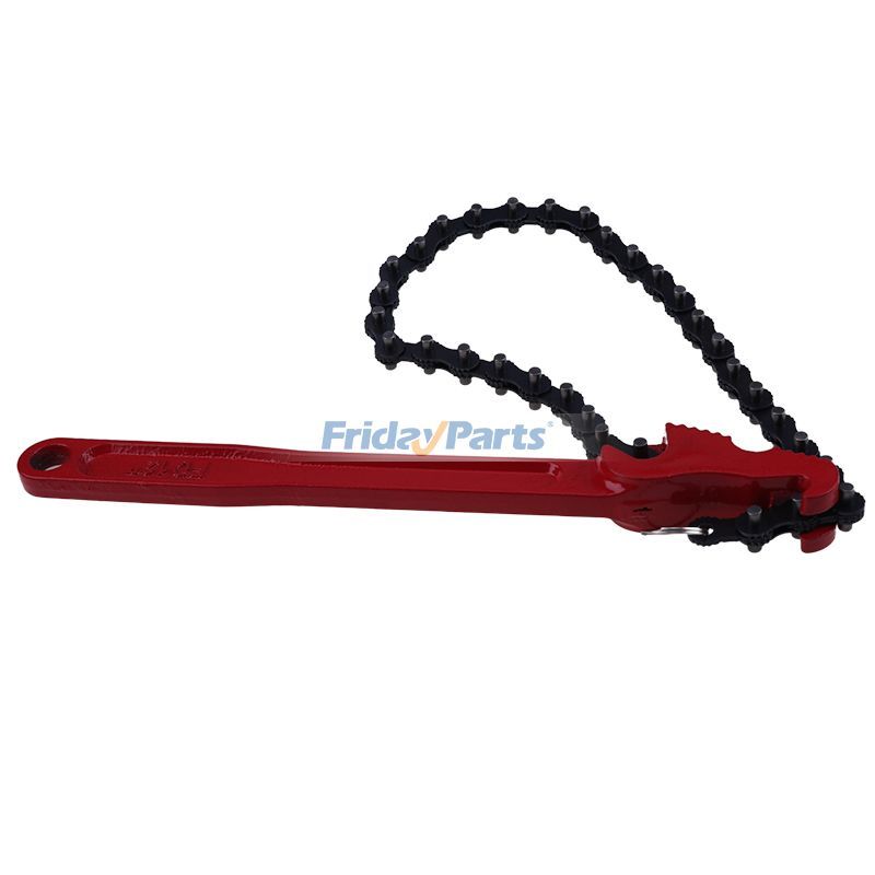 12 Inch Heavy Duty Reversible Chain Wrench for 1.5" to 6" Diameter Adjustable Oil Fuel Filter Chain Wrench Pipe Fittings Tools Spanner for Others