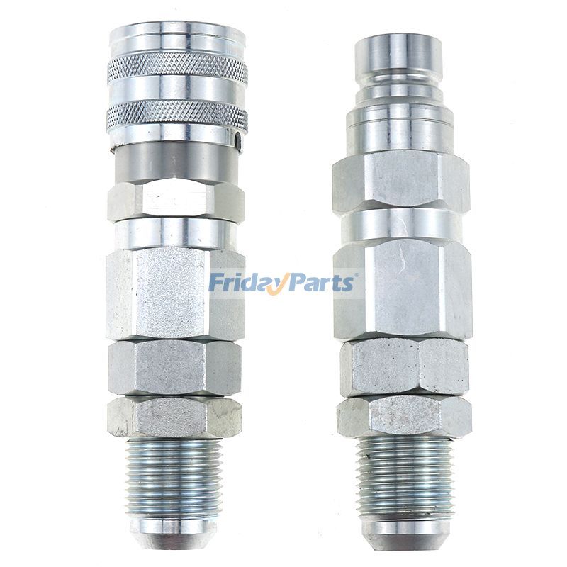 #12 JIC Hydraulischer Schnellkupplungskopf mit flacher Fläche für Bobcat 7753 773 863 873 963für Für BOBCAT