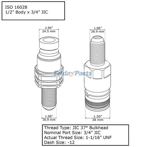 EHEparts #12 JIC Flat Face Hydraulic Quick Connect Coupler For Bobcat Skid Steer Loader 7753 773 863 873 963 A1537d13 15ec 4cb8 8d5b 310950fb9aac.e0474785aa224fed15d7a813de4c05ff EHEparts #12 JIC Flat Face Hydraulic Quick Connect Coupler For Bobcat Skid Steer Loader 7753 773 863 873 963 A1537d13 15ec 4cb8 8d5b 310950fb9aac.e0474785aa224fed15d7a813de4c05ff