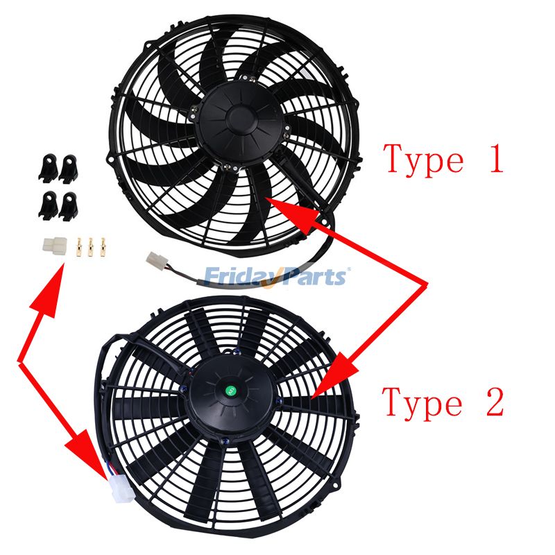 Medium Profile Puller Fan  for Dozer,Excavator,Generator,Loader,Off-Road Truck