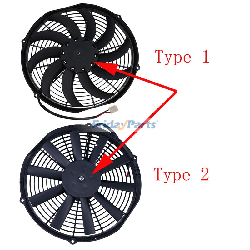 Dozer,Excavator,Generator,Loader,Off-Road Truck Medium Profile Puller Fan 