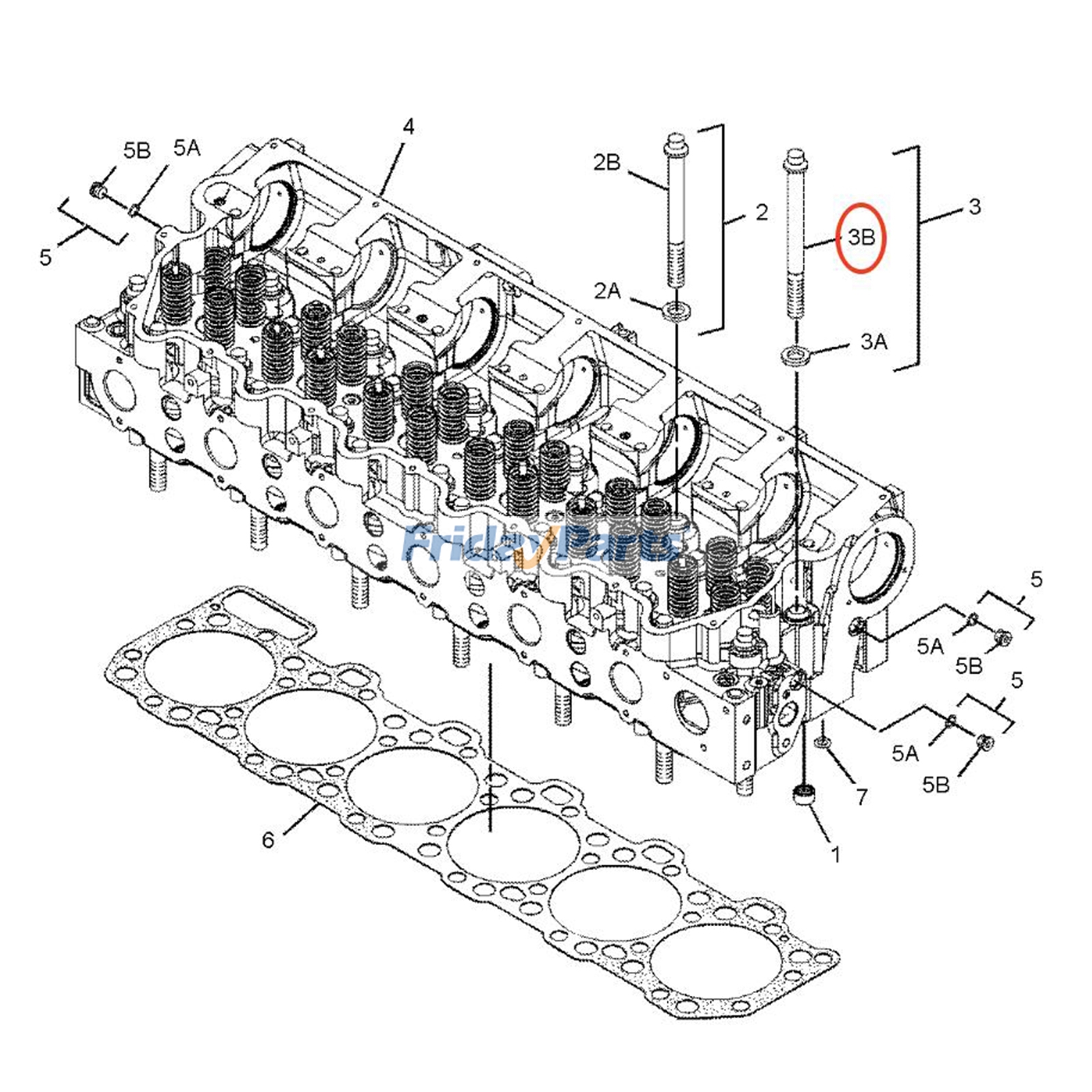 FridayParts Cylinder Head Bolt