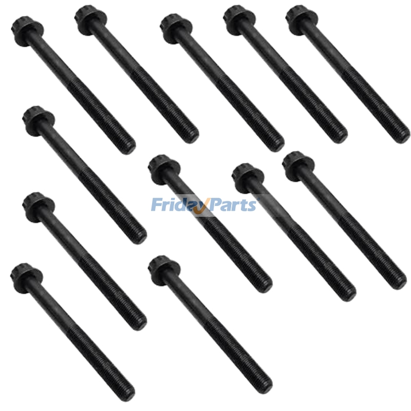 12 pernos de culata 90910-02084 para motor Toyota 11B, 14B, 14BT, 15BCNG, 15BF, 15BFP, 15BFT, 15BFTE, 15BLPG, 1BZFNE, 1BZFPE, 3B, 4B B, camión Dyna 150, 200 y 300