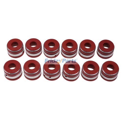 4895347 12 Pieces Cylinder Head Seal J921640 4895347 for CASE Engine 4390T ...