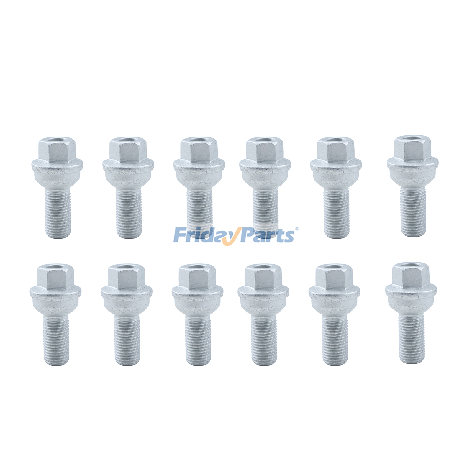 Lot de 12 boulons de roue M12-1,5 avant et arrière A0009905607 pour Smart W451 Fortwo (2008-2016)