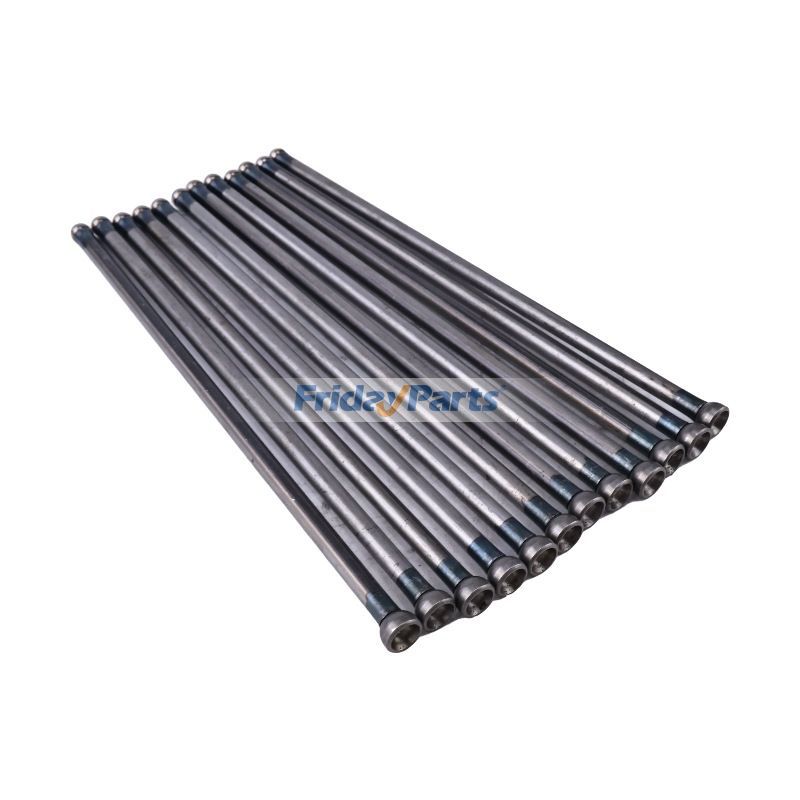 12 piezas de varilla de empuje R107731 para motores John Deere 310J, 410J, 9450, S430, 160P, 200G, 5085M y 5090E (4045DT056) de FridayParts