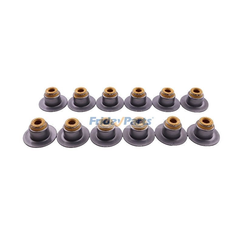 12 Pieces Valve Seal J955393 for CASE Tractor 885 Motor Grader 865VHP 845DHP