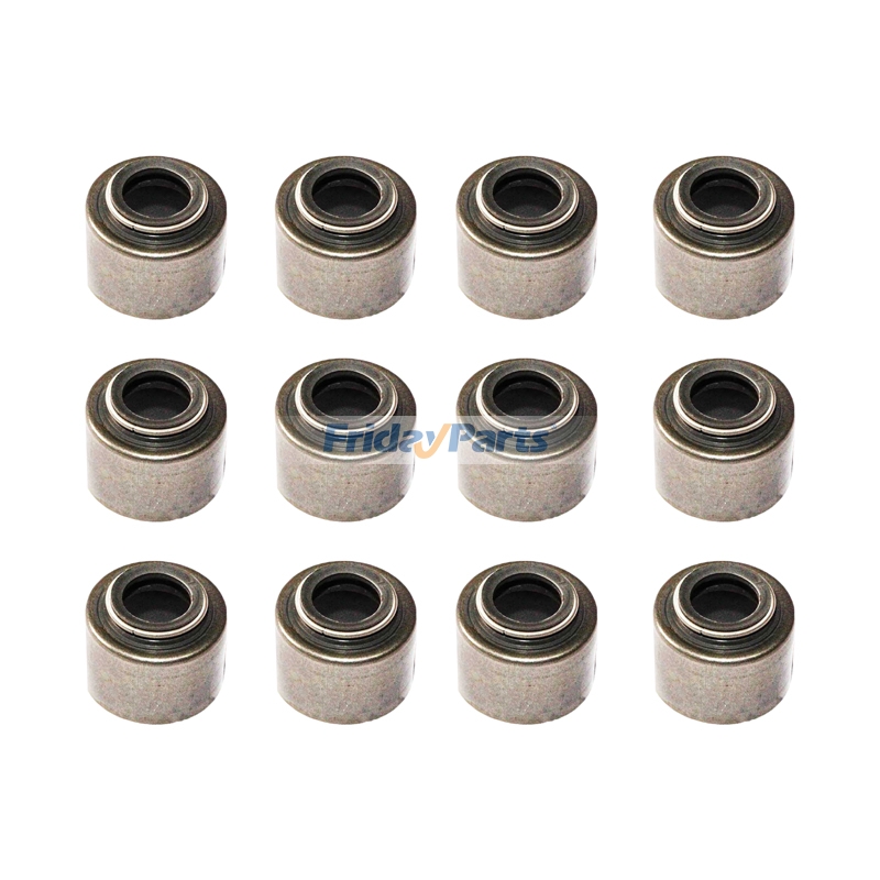 Conjunto de 12 retentores de haste de válvula 4007185 para motor Cummins QSK23 QSK78 e escavadeira Hyundai R1200-9.