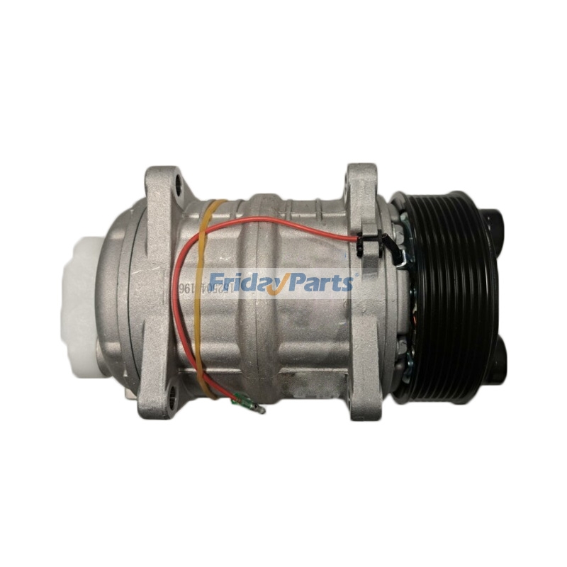 Compresor de aire acondicionado TM08 de 12 V, 8 unidades, 135 mm, 102-1241 para refrigeración de camiones Thermo King