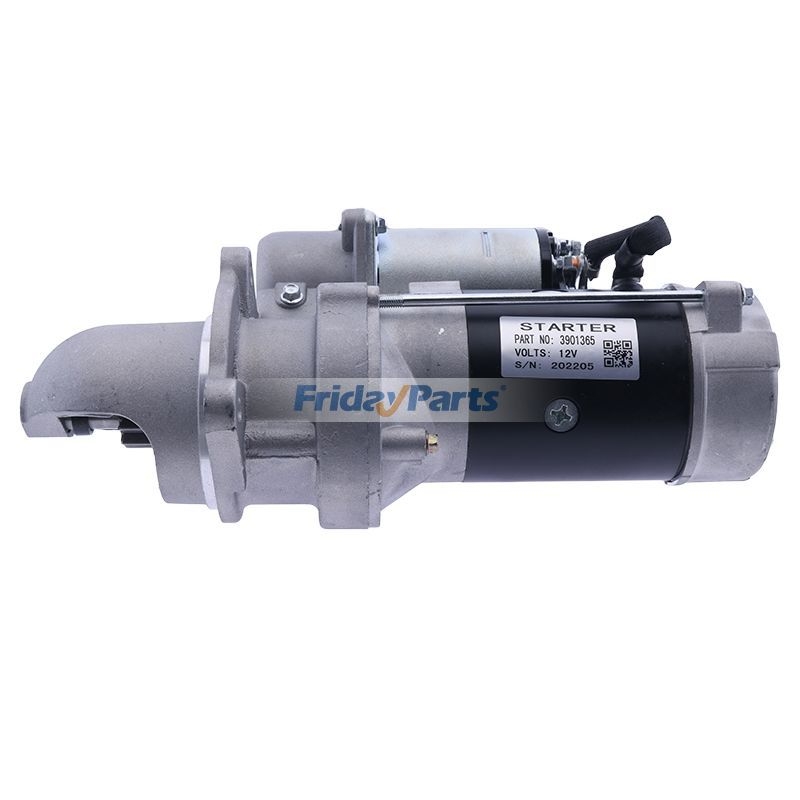 12V 10T Bosch Style Starter 3901365 for Cummins Engine 4BT3.9 6BT5.9 4B 6B