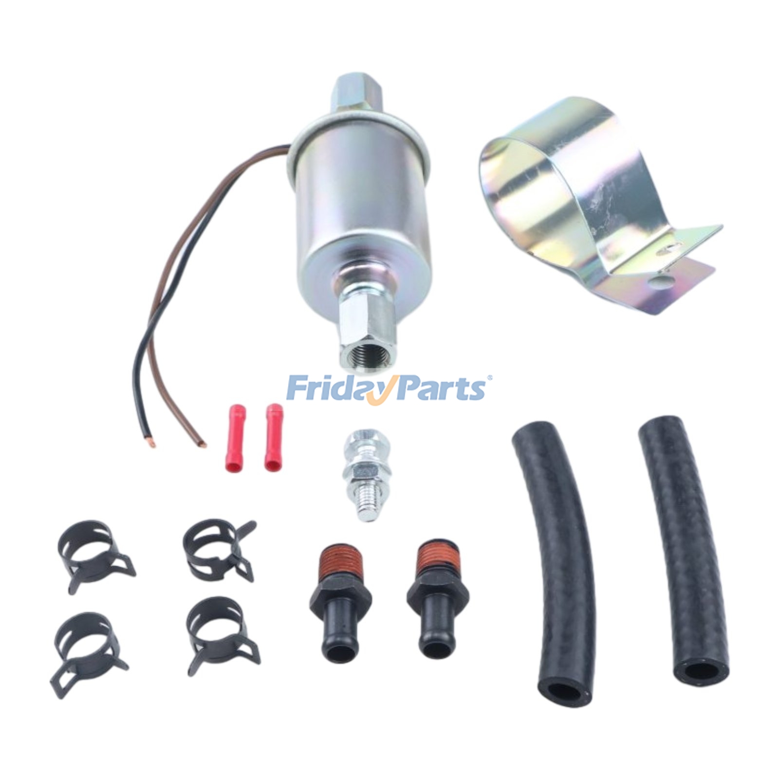 12 Volt 5-9 PSI 3/8 Inlet & Outlet Electric Fuel Pump Kit compatible with Vehicle