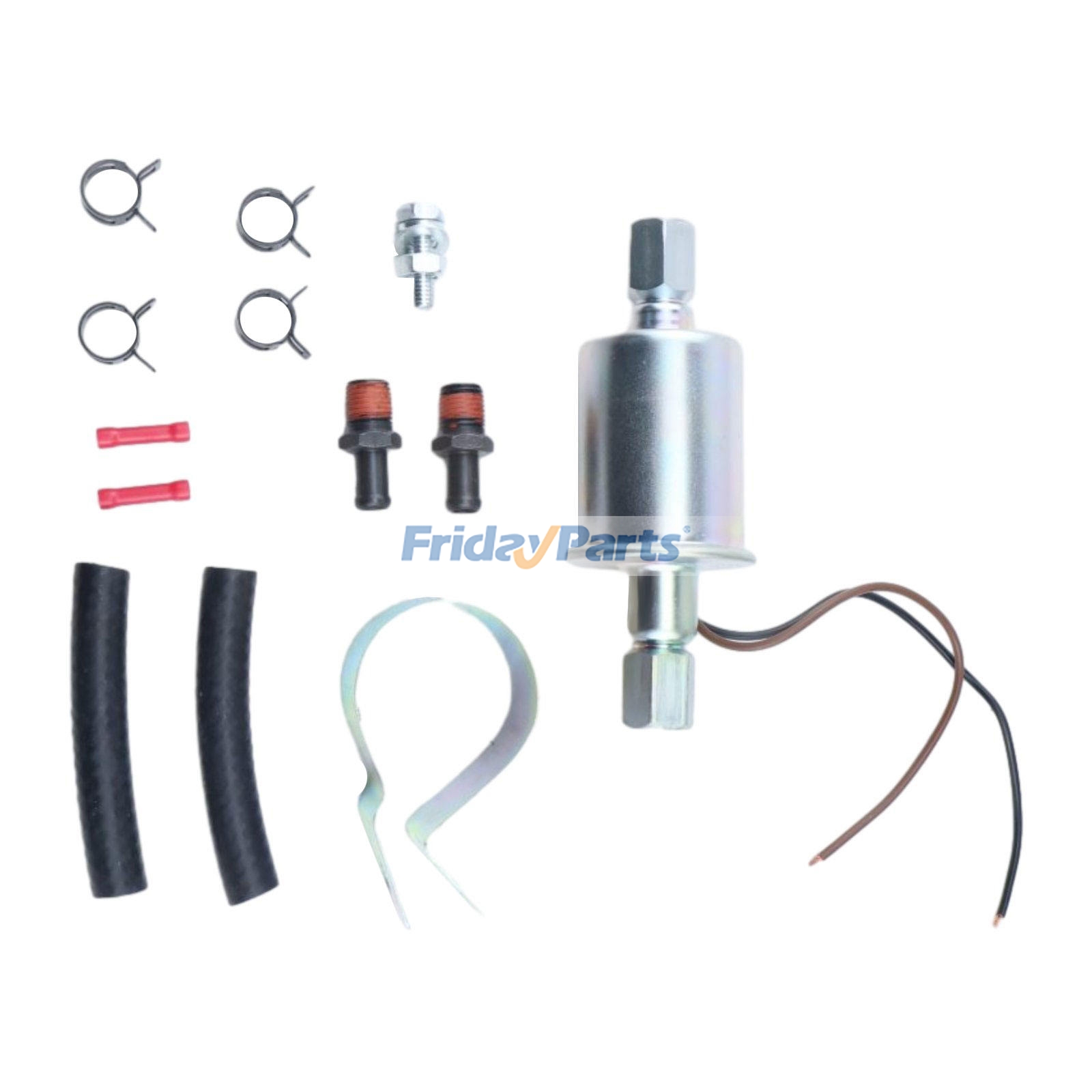  12 Volt 5-9 PSI 3/8 Inlet & Outlet Electric Fuel Pump Kit For Chevrolet,For Dodge,For Ford,For Jeep,For Mercury,For Toyota,For Buick,For Cadillac,For International