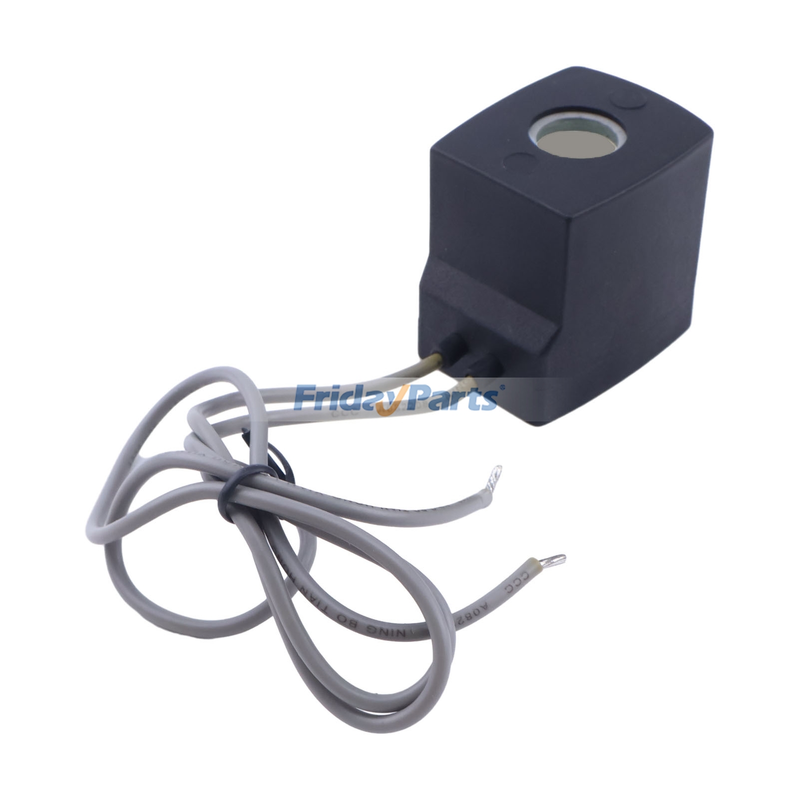 Bobina per elettrovalvola a doppio conduttore, tipo S-CE, 12 Volt, 18 Watt, senza spina.