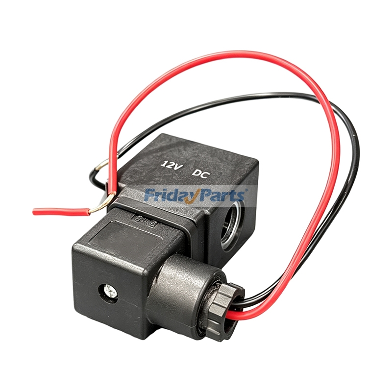 12 Volts 18 Watts S-CE Type Double Lead Without Plug Solenoid Valve Coil